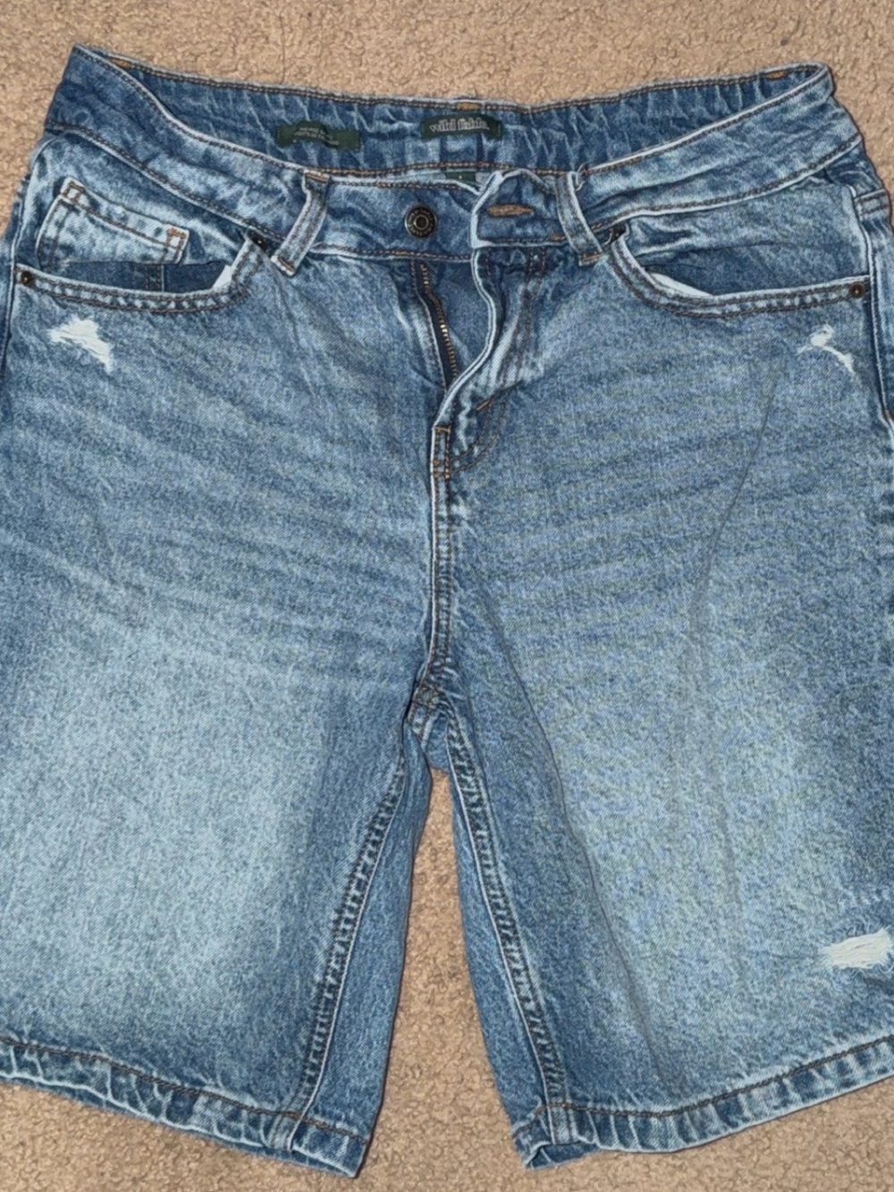 wild fable Light Blue Distressed Denim Jean Shorts